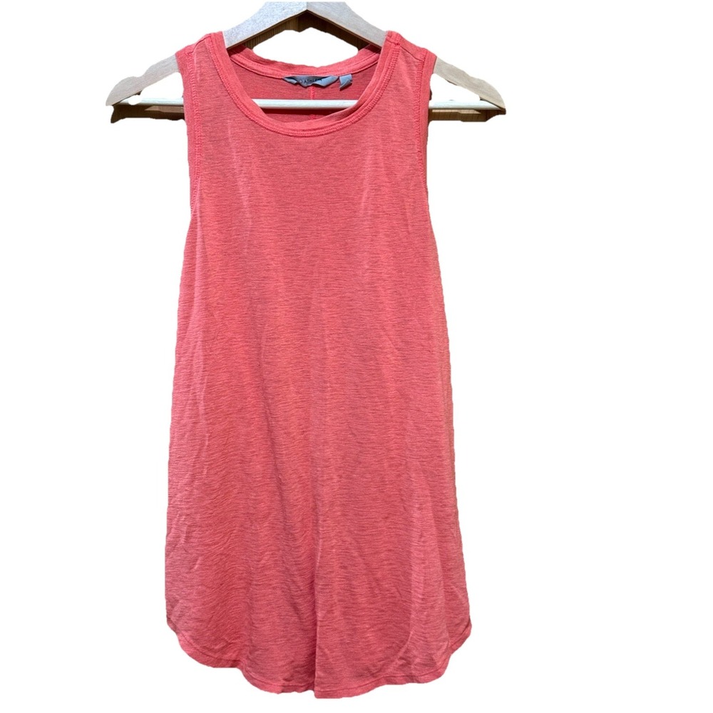 Athleta Uptempo Size Medium‎ Sleeveless Tank Top Heathered Coral Running EUC